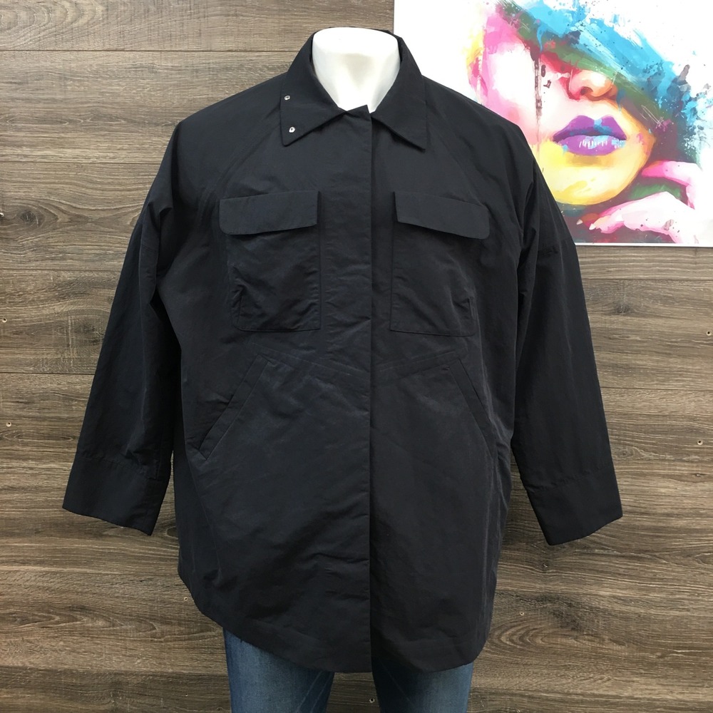 Nike ESC Every Stitch Considered Womens M Bonded Parka Jacket DR5400-010‎ Italy